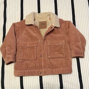 Zara Kids Corduroy Jacket - Warm Brown